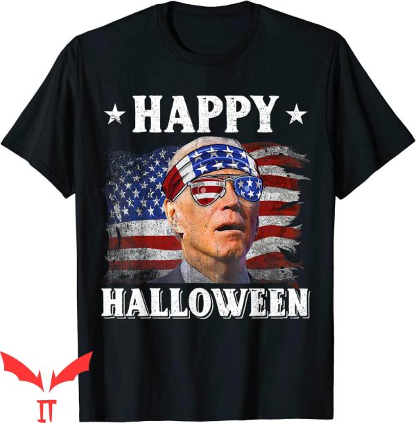 4th Of July T-Shirt Funny Joe Biden Happy Halloween Confused