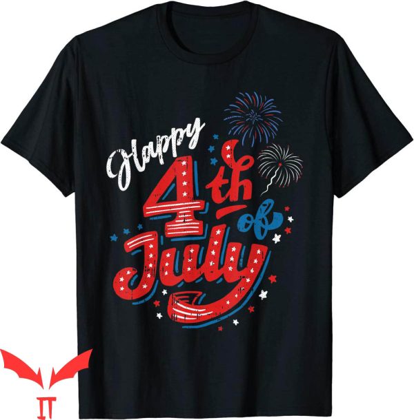 4th Of July T-Shirt Happy Cool Independence Day Patriotic