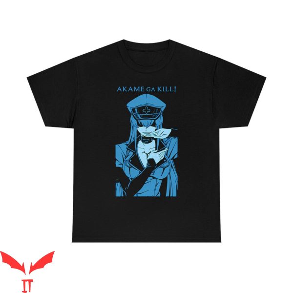 Akame Ga Kill T-Shirt Esdeath Anime Manga Waifu Shirt