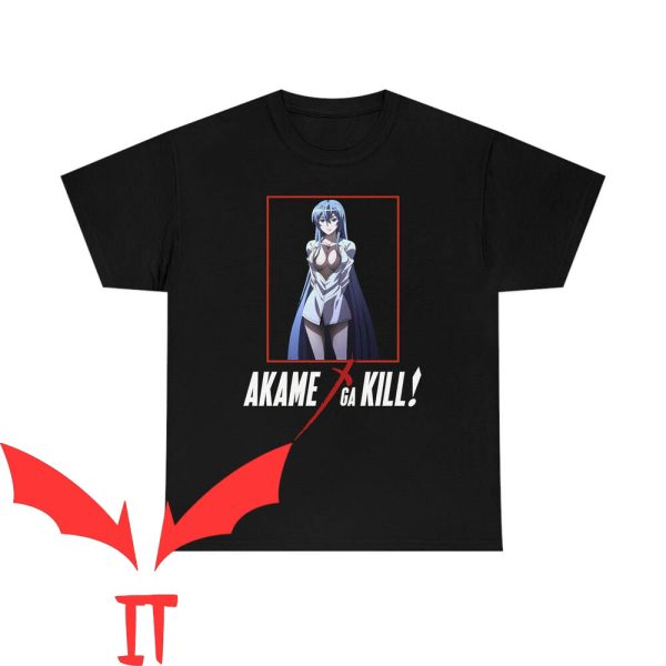Akame Ga Kill T-Shirt Esdeath Anime Waifu Manga Shirt