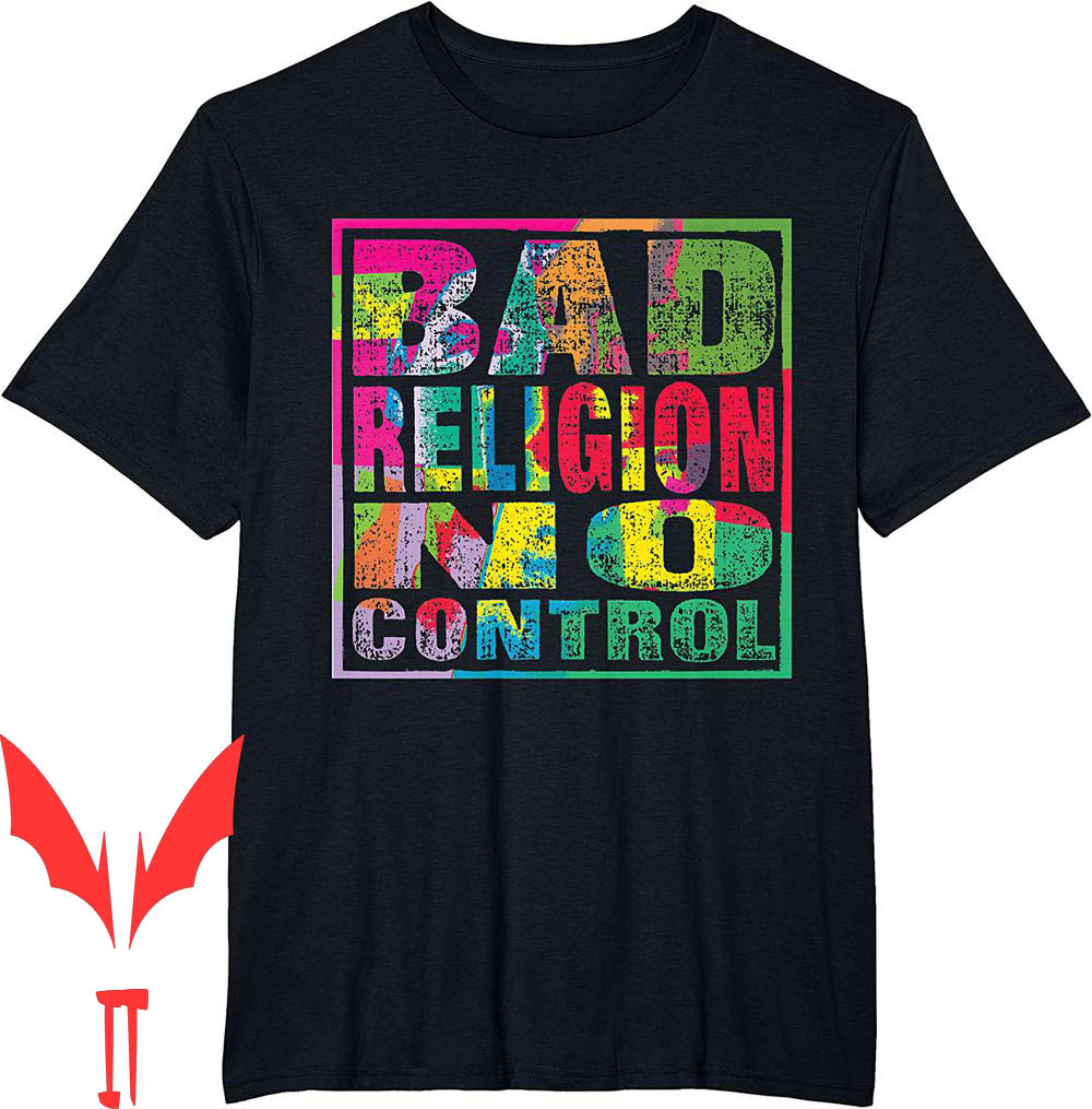 Bad Brains T-Shirt Religion Official Merchandise No Control Bad Brains T-Shirt Religion Official Merchandise No Control