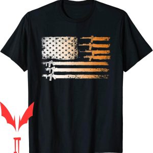 Black Rifle Coffee T-Shirt Guns Distressed Veterans Hunters
