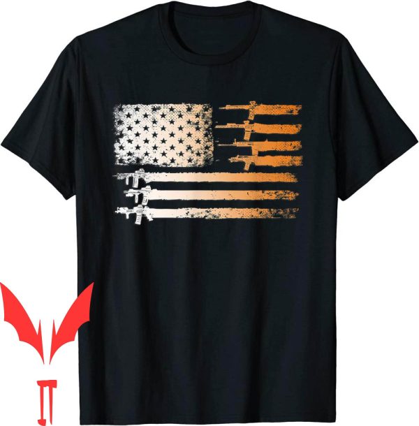 Black Rifle Coffee T-Shirt Guns Distressed Veterans Hunters