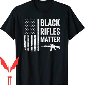 Black Rifle Coffee T-Shirt Matter Funny Rights American Flag