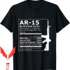 Black Rifle Coffee T-Shirt Nutrition Facts Gun Rifle Funny