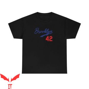 Brooklyn Dodgers T-Shirt Brooklyn 42 Jackie Robinson Tee
