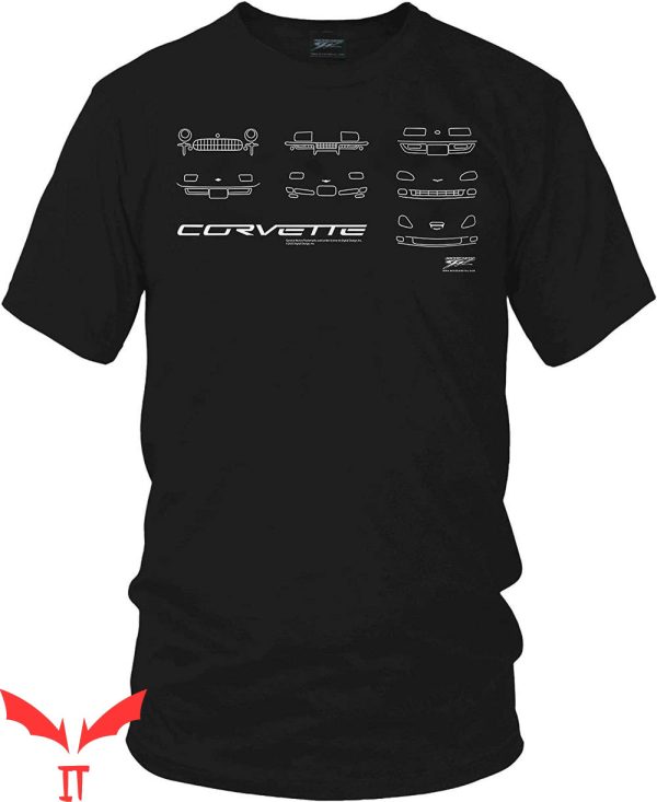 C6 Corvette T-Shirt C1 – C6 Style All Corvettes Tee