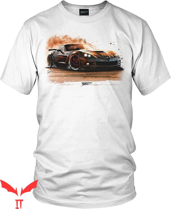 C6 Corvette T-Shirt C6 Drifting Muscle Car Chevrolet Tee