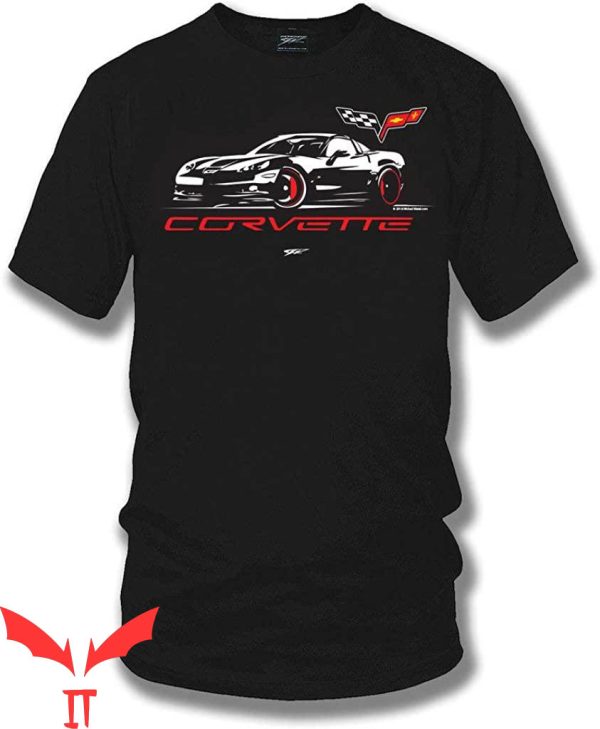 C6 Corvette T-Shirt C6 Stylized Logo Muscle Car Tee