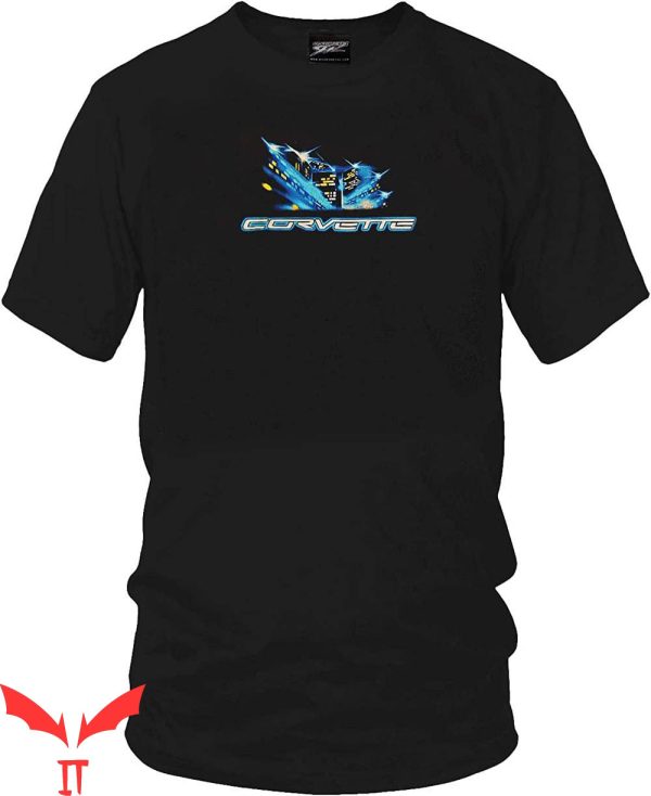 C6 Corvette T-Shirt Light Up The Night Corvette C5 C6 Tee