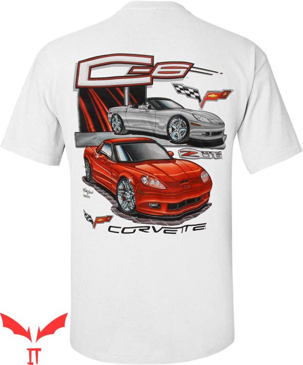 C6 Corvette T-Shirt Sports Car Chevrolet Trendy Tee