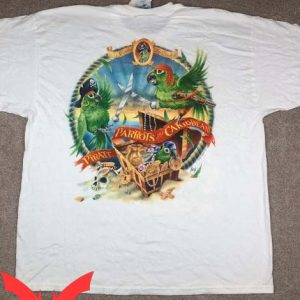 Caribbean Soul T Shirt Tropical Parrot Island Pirate