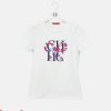 Carolina Herrera T-Shirt Flower Logo Trendy Luxury Brand