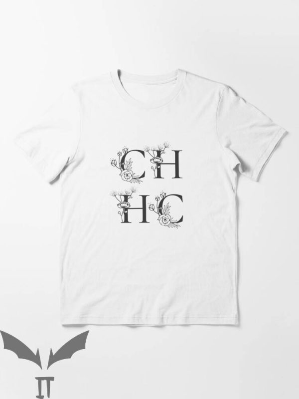 Carolina Herrera T-Shirt Wide Portrait Flowers Classic Logo