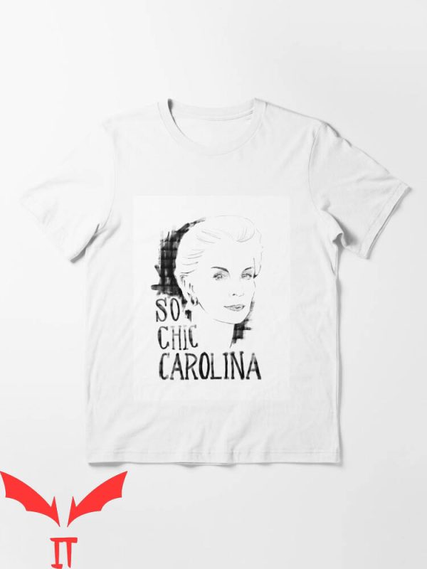 Carolina Herrera T-Shirt Wide Portrait So Chic Vintage Face