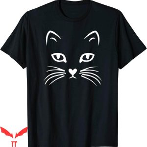 Cat Face T-Shirt Halloween For