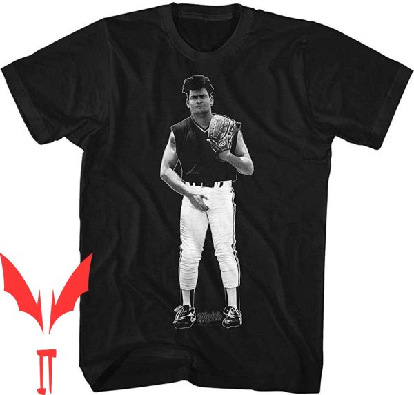Charlie Sheen T-Shirt Major Comedy Movie Wild Thing Junk