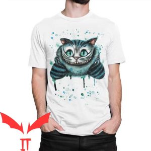 Chesire Cat T-shirt Alice In Wonderland Chesire Cat Painting