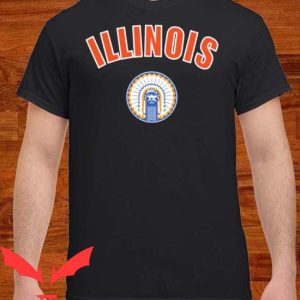 Chief Illiniwek T Shirt Chief illiniwek Illinois Gift Shirts