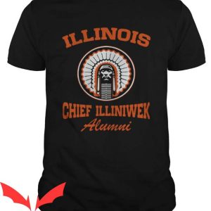 Chief Illiniwek T Shirt Illinois Chief Illiniwek Alumni