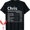 Chris Benoit T-Shirt Nutrition Funny Birthday Name Gift Idea