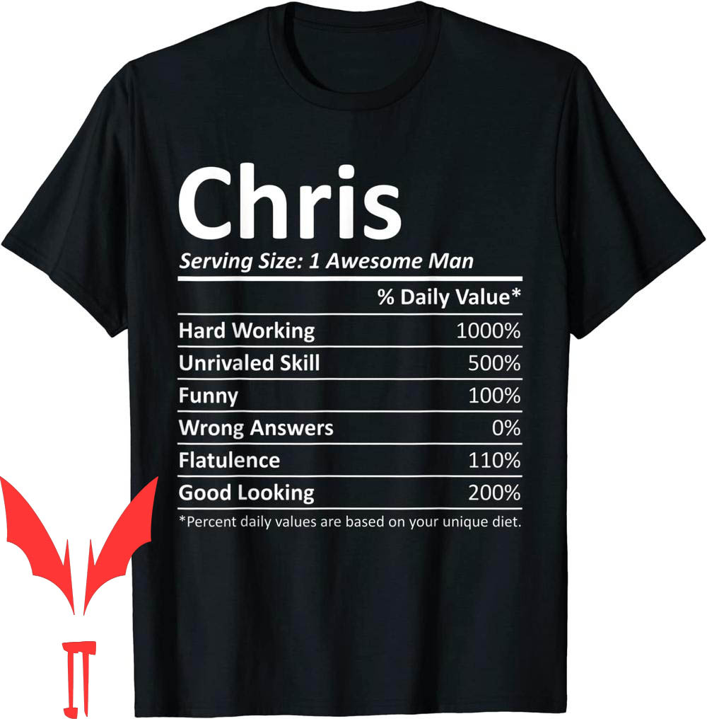 Chris Benoit T-Shirt Nutrition Funny Birthday Name Gift Idea