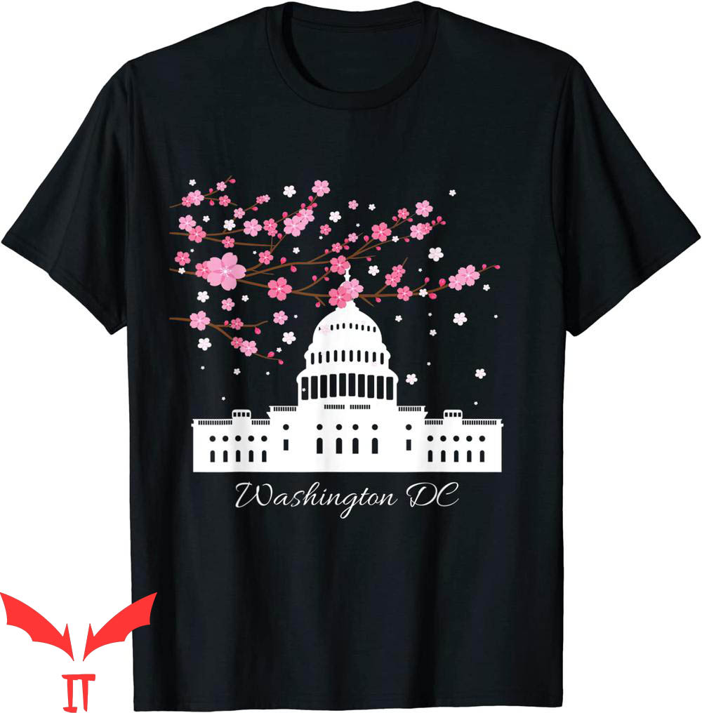 DC Urban Moms T-Shirt Washington DC Capitol Cherry Blossoms
