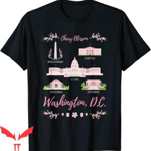 DC Urban Moms T-Shirt Washington DC Cherry Blossom Tee