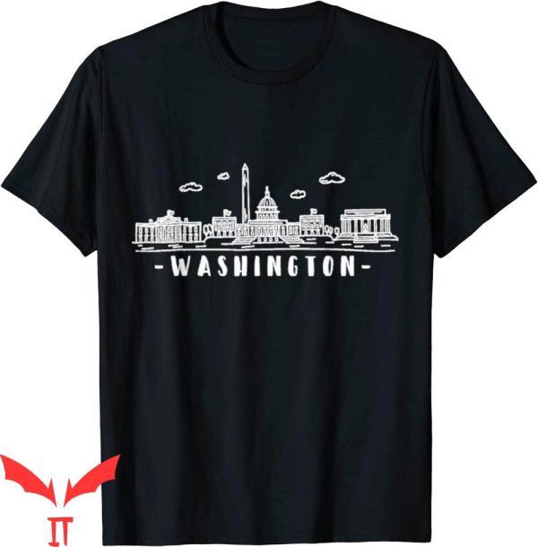 DC Urban Moms T-Shirt Washington DC Skyline Trendy Tee