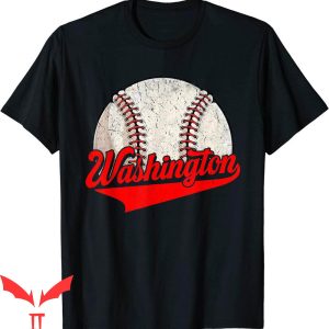 DC Urban Moms T-Shirt Washington DC Vintage Baseball Lover