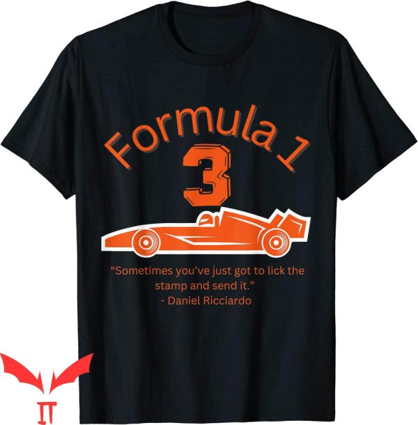 Daniel Ricciardo T-Shirt F1 Formula 1 Motor Racing Tee