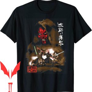 Darth Maul T-Shirt Star Wars Battle Portrait