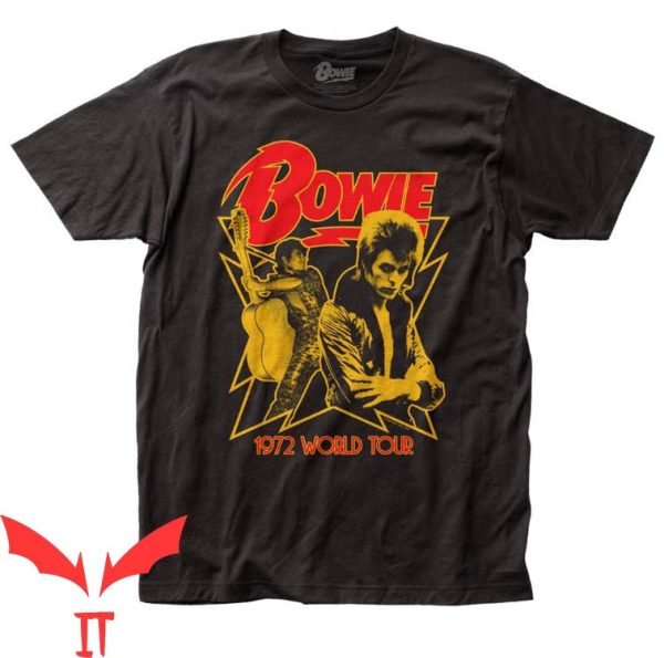 David Bowie Vintage T Shirt 1972 Worrld Tour Tee Shirt