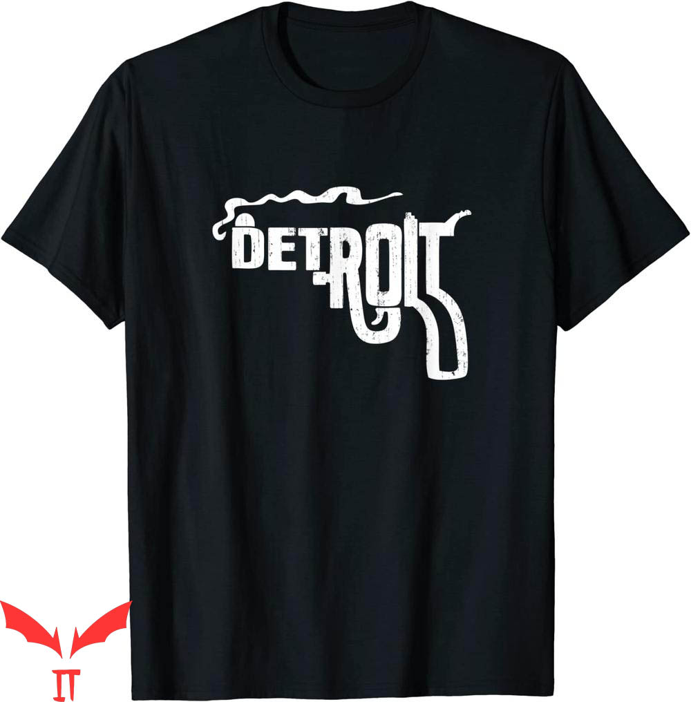 Detroit Gun T-Shirt Smoking Vintage Detroit Gun T-Shirt Smoking Vintage