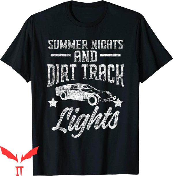 Dirt Track Racing T-Shirt Retro Summer Nights Racing