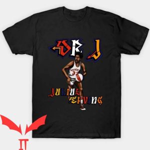 Dr Jt T Shirt NBA Legendary Basketball Player Portrait