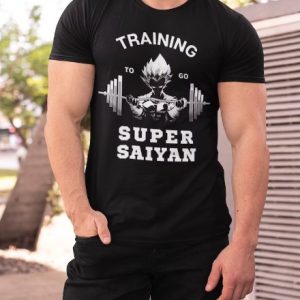 Dragonball Zt T Shirt Trainning To Go Super Saiyan