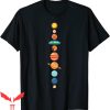 Flat Earth T-Shirt Society Planet Solar System Funny Tee
