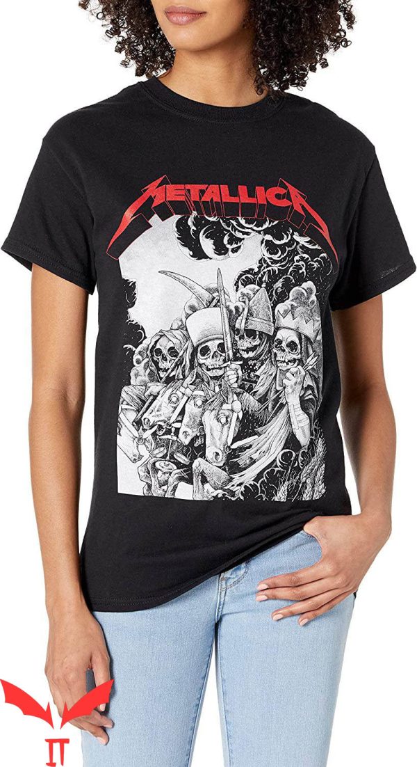 Four Horsemen T-Shirt Exclusive Metallica Rock Music Album