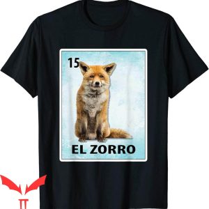 Fox Mexico T-Shirt El Zorro Mexican Fox Cards Tee