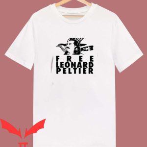 Free Leonard Peltier T Shirt Free Leonard Peltier 80s Shirt