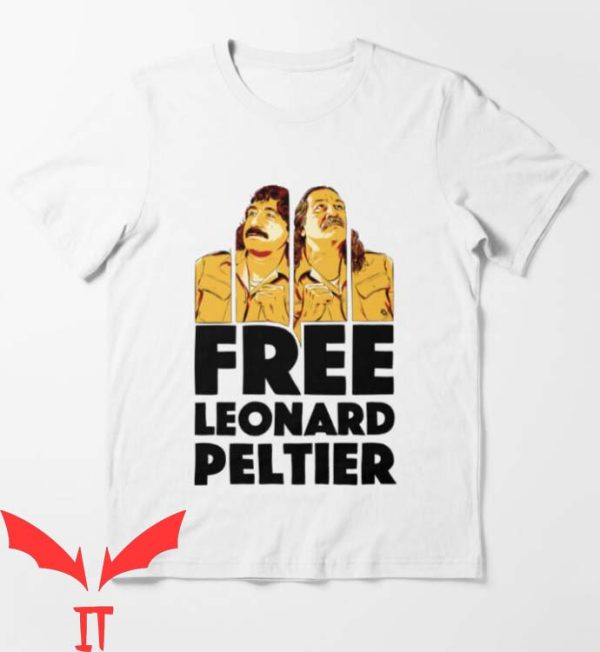 Free Leonard Peltier T Shirt Gift Shirt For You Retro