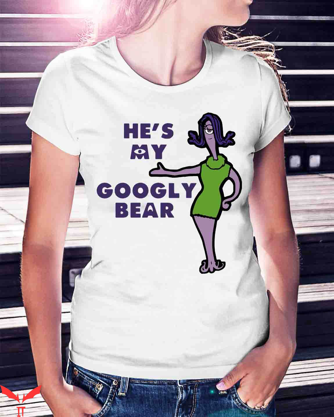 Googly Bear and Schmoopsie Poo T-shirt He's My Googly Bear Googly Bear and Schmoopsie Poo T-shirt He's My Googly Bear