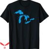 Great Lakes T-Shirt Five American Midwest Native Fresh Water