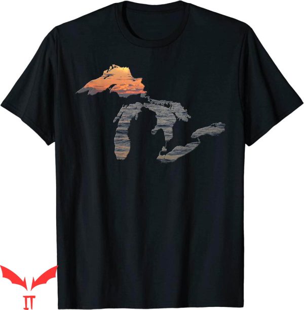 Great Lakes T-Shirt Sunset Over Lake Superior