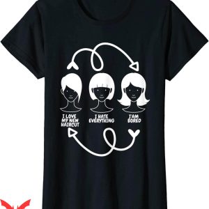 Hair Length T-shirt Beautician Aesthetician Hair Length Joke