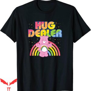 Hug Dealer T-shirt Cute Care Bears Hug Rainbow Positive
