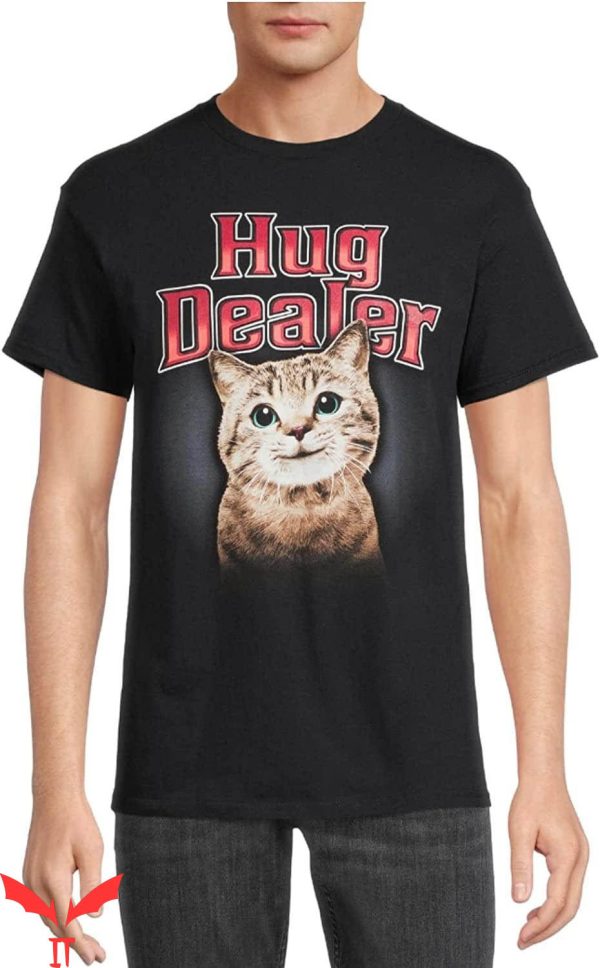 Hug Dealer T-shirt Cute Kitty With A Smile Cat Lovers Humor