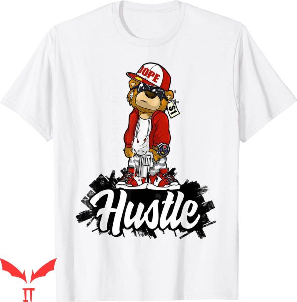 Hustle Gang T-shirt Hip Hop Teddy Japanese Writing Rap Lover