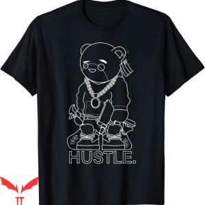 Hustle Gang T-shirt Hustle Hip Hop Gang Teddy Bear Line Art